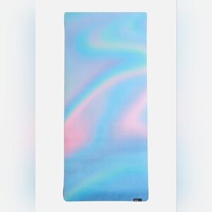 Super Wide 32” Vegan Suede Yoga Mat - Holographic
